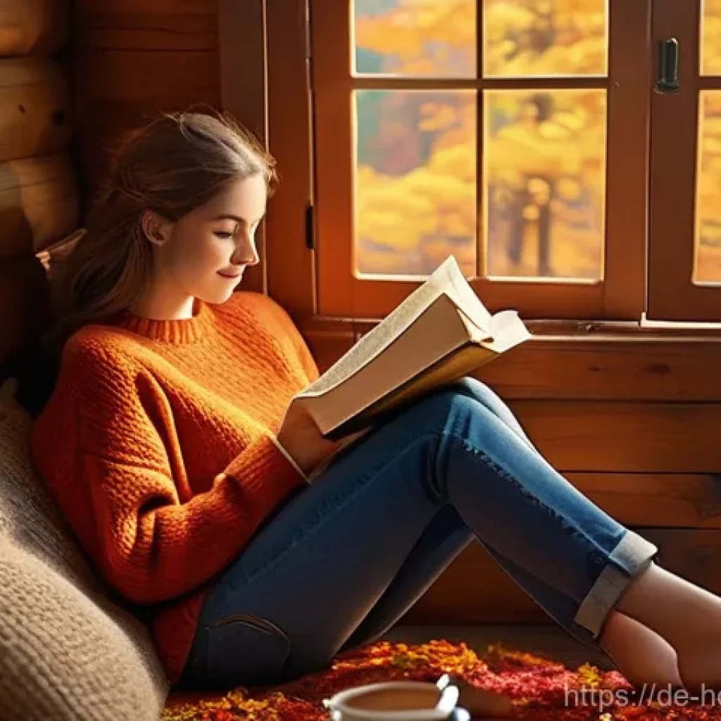 헬로카봇 로봇들의 기능별 비교 - **Prompt 1: Cozy Autumn Afternoon**
    "A young woman, wearing a soft, oversized knitted sweater an...